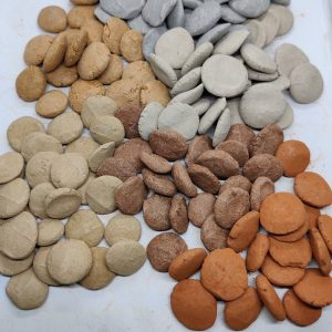 Assorted Clay Coins